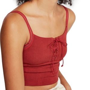 Free People She’s Fancy Brami crop top Bralette